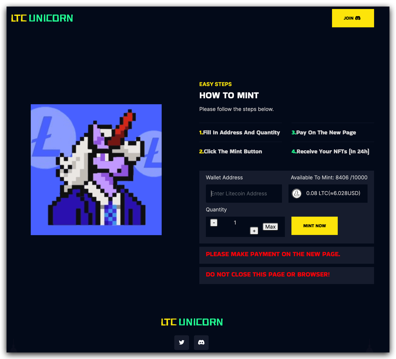 LTC Unicornio