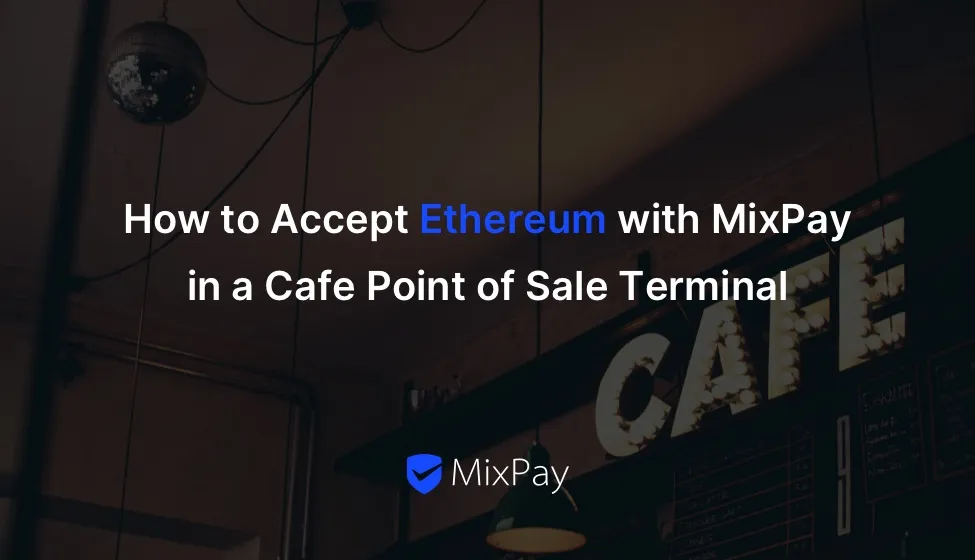accetta ethereum in un terminale bar